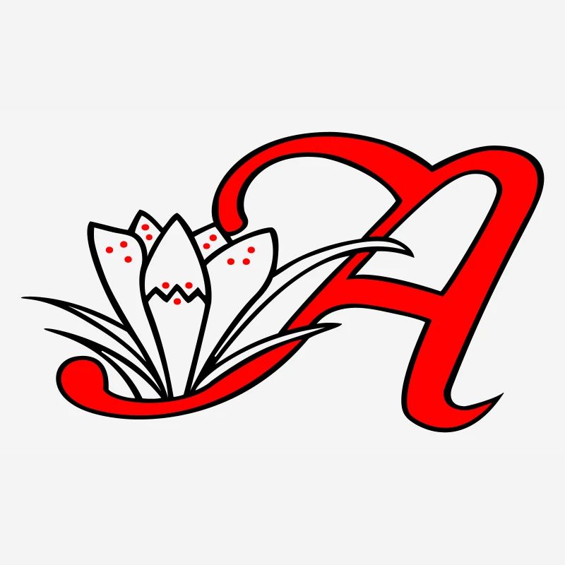 Buchstabe A Initiale