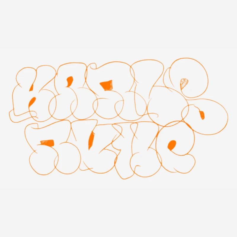Karlsruhe Style Throw up Bubble Graffiti