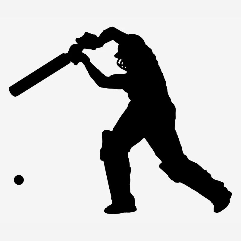 Cricket Player 2 (Vector)