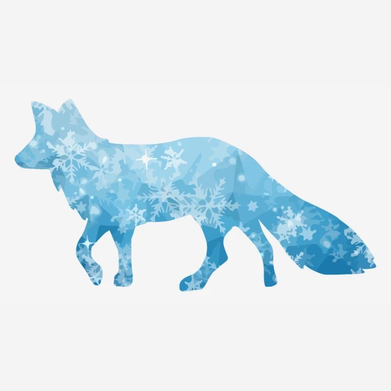 Snow Fox Fox Fox / Fox Ice Neige