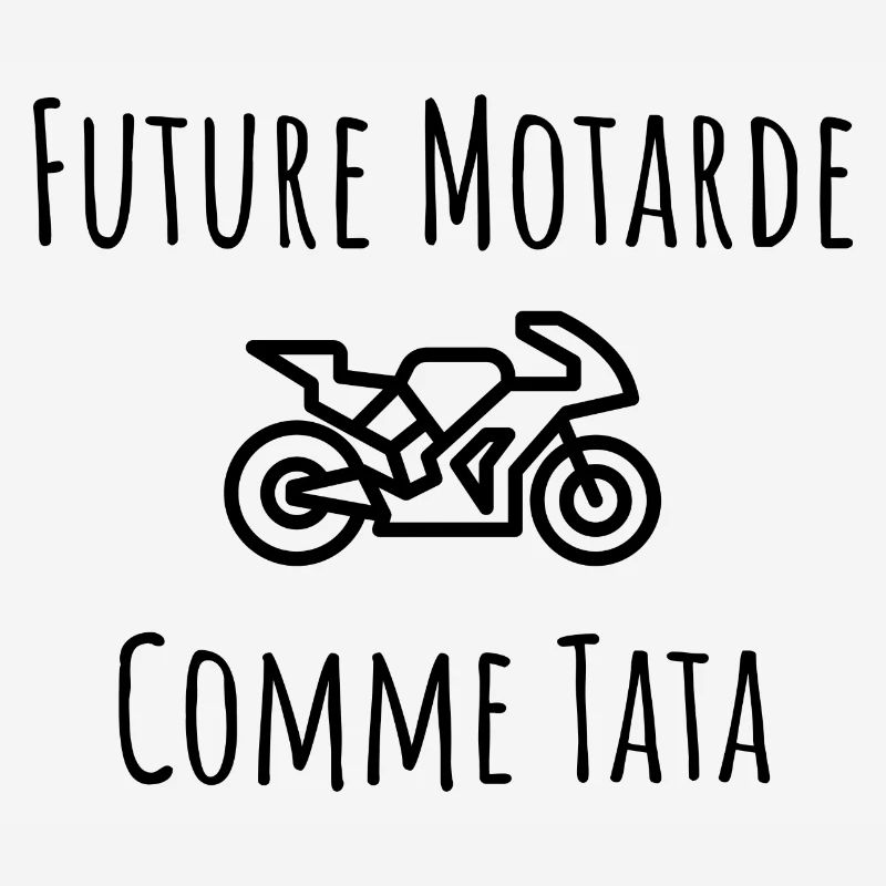 future motarde comme tata cadeau bebe naissance