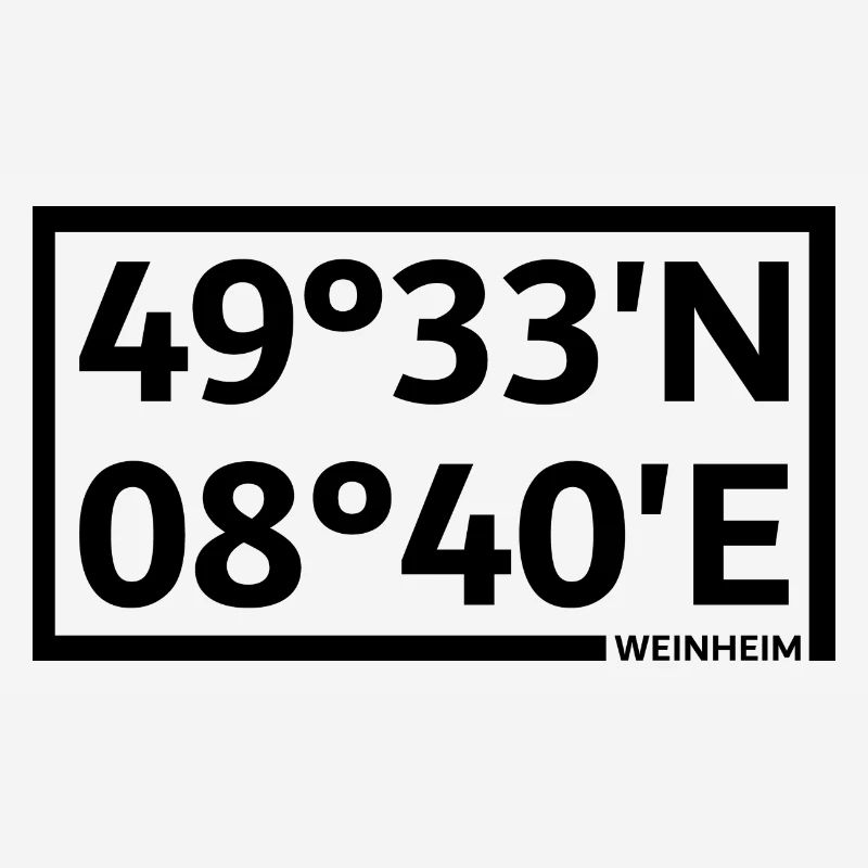 Weinheim coordinates