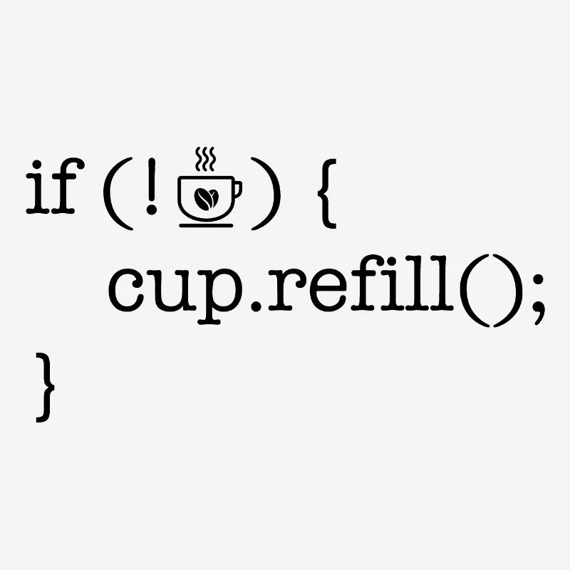 Programmeur de code café amateur de café humour