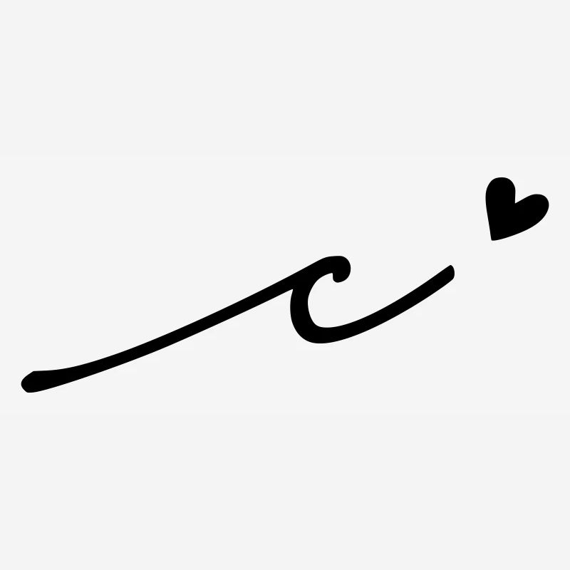 Lettre C Cursive