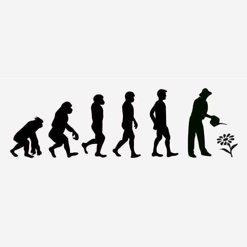 Evolution Gärtner schwarz