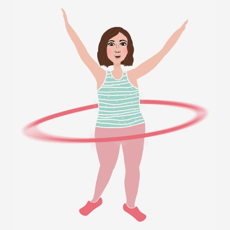 Hula-Hoop figure