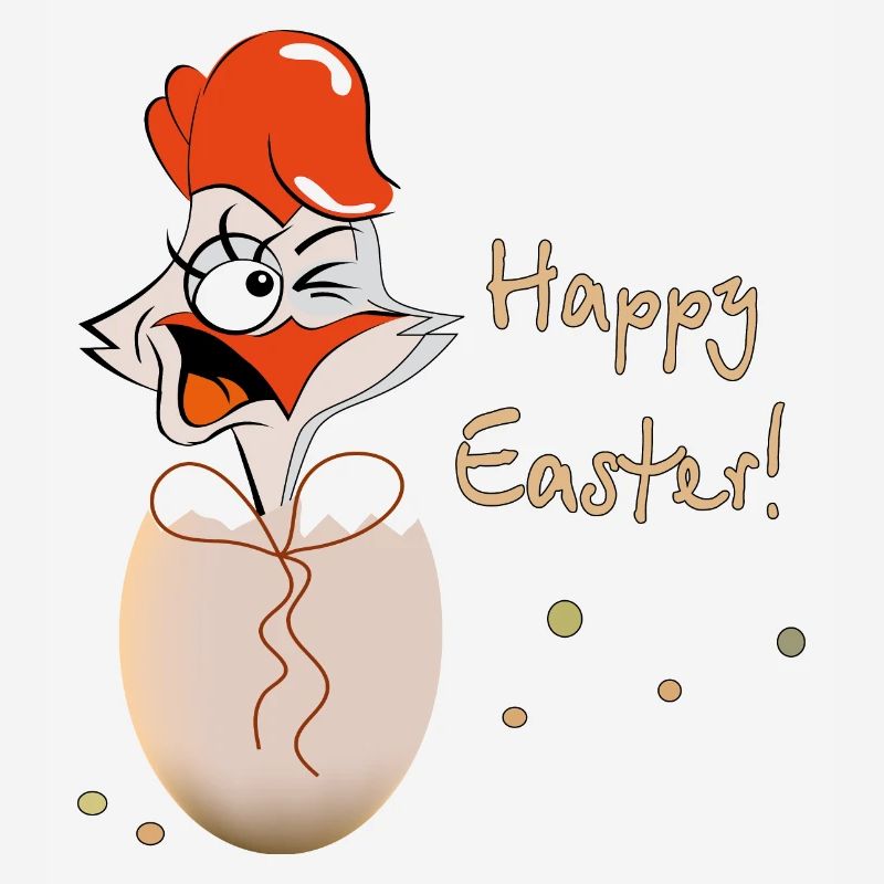 Happy Easter Rooster Easter