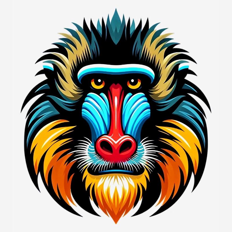 Mandrill monkey