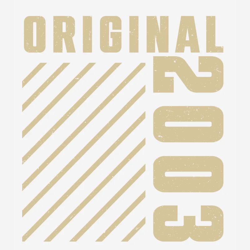 Original 2003 Authentisch 2003 Vintage Bursdag