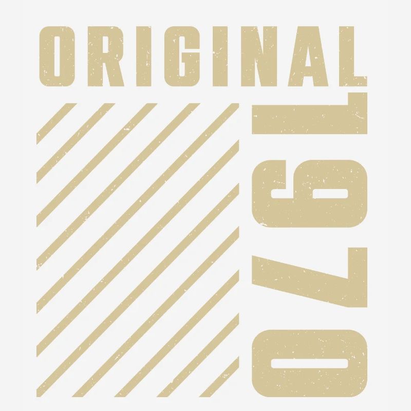 Original 1970 Authentic 1970 Vintage Bursdag