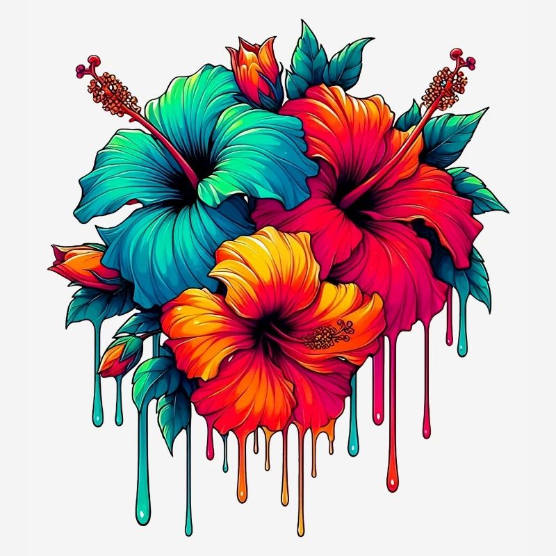 Fleurs d’hibiscus