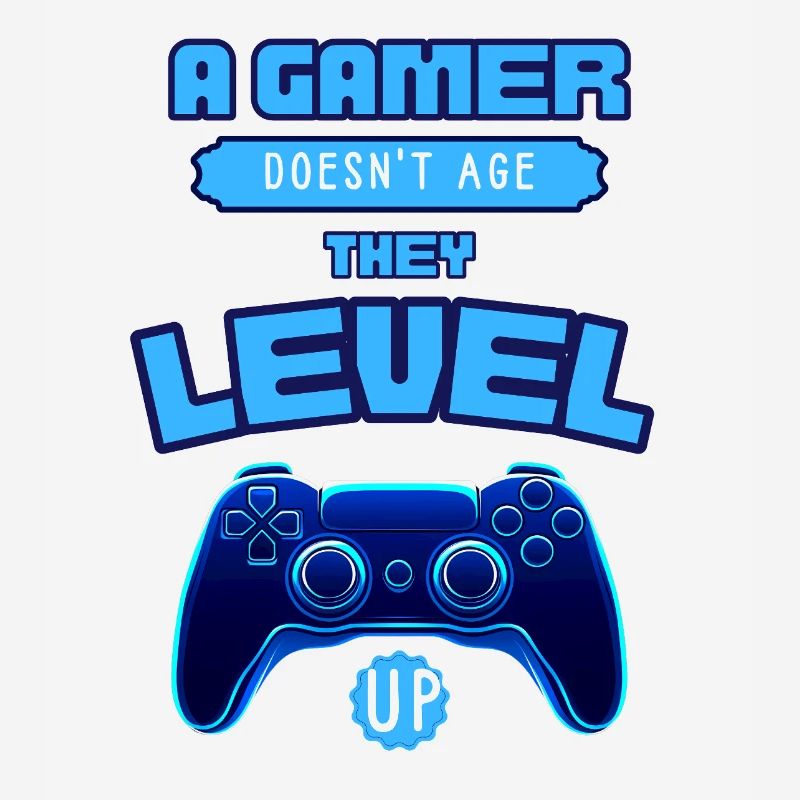 Gamer Level Up Neon-Controller