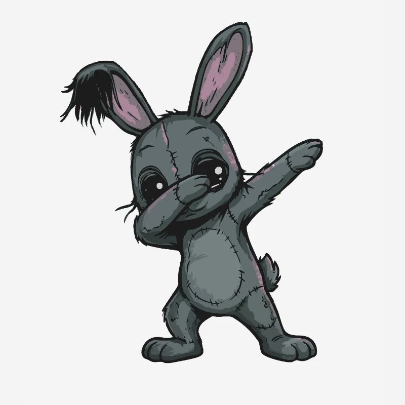 Patchwork Bunny Doodle