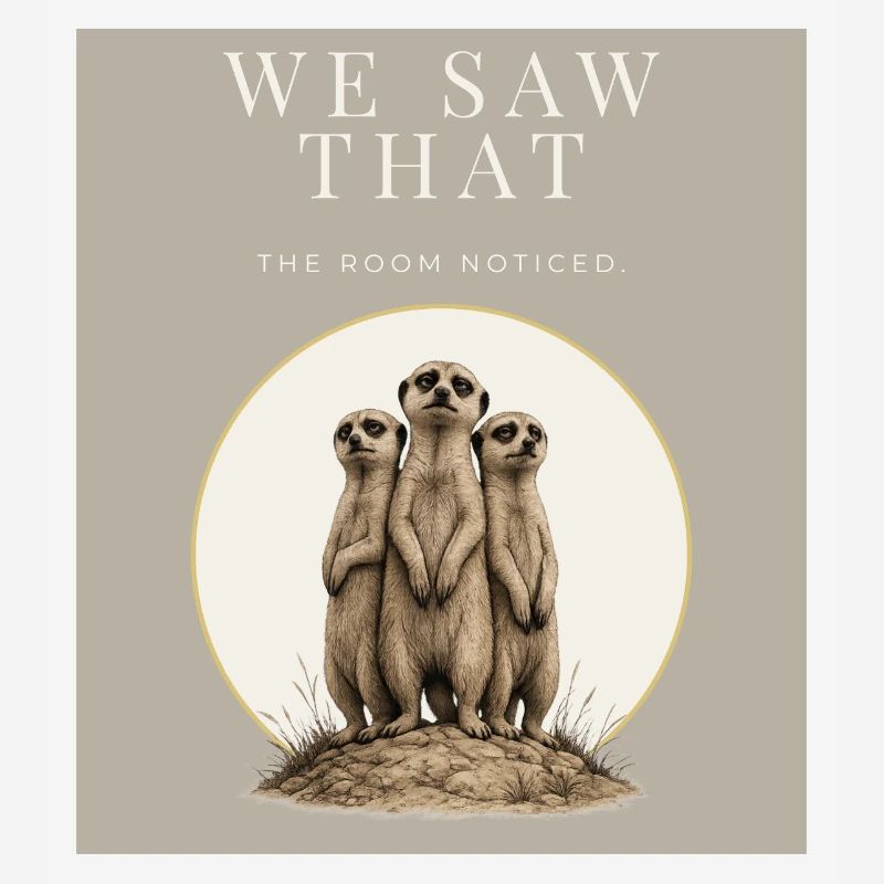 On a vu ce trio de suricates