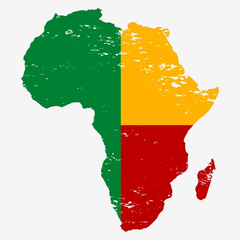 Drapeau du Bénin Afrique utilisé