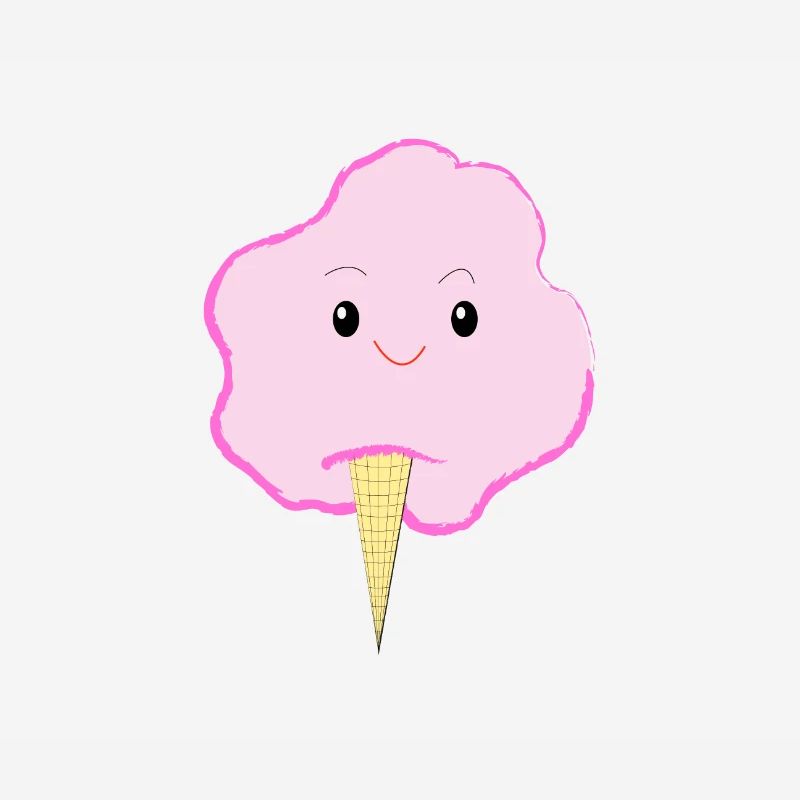 Fröhliche Zuckerwatte - Eis - Geschenkidee