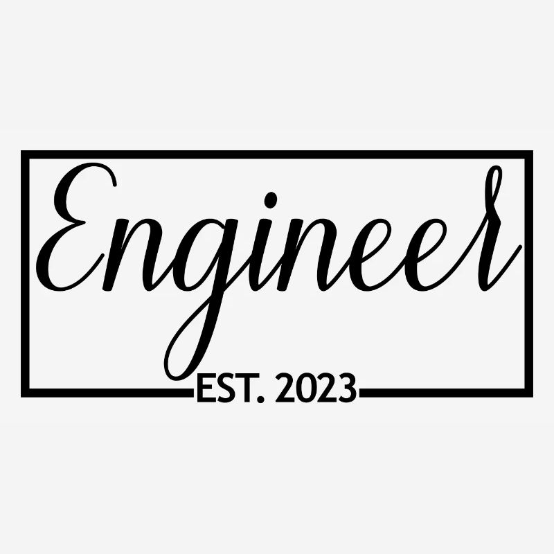 Engineer Est. 2023 Graduation Engineering Student