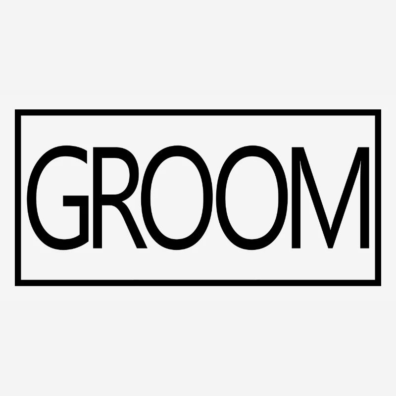 Bräutigam - Ehemann wird Hochzeitsfeier Verlobung