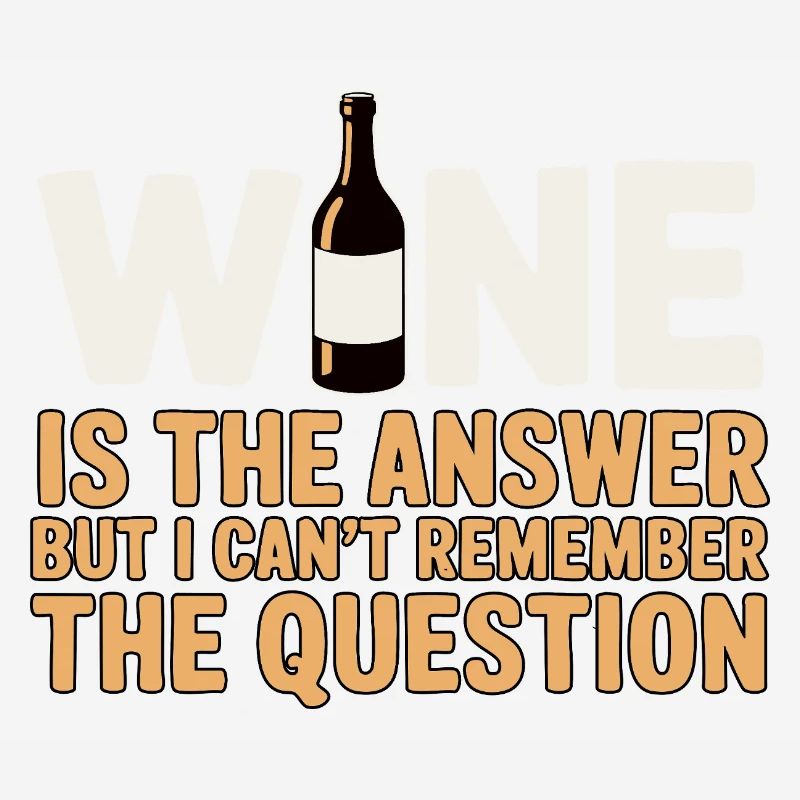 Wine is the answer I just forgot the question