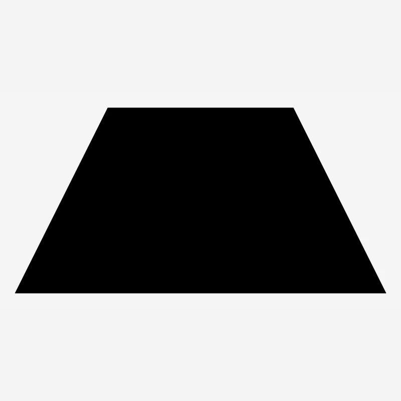 black trapezoid