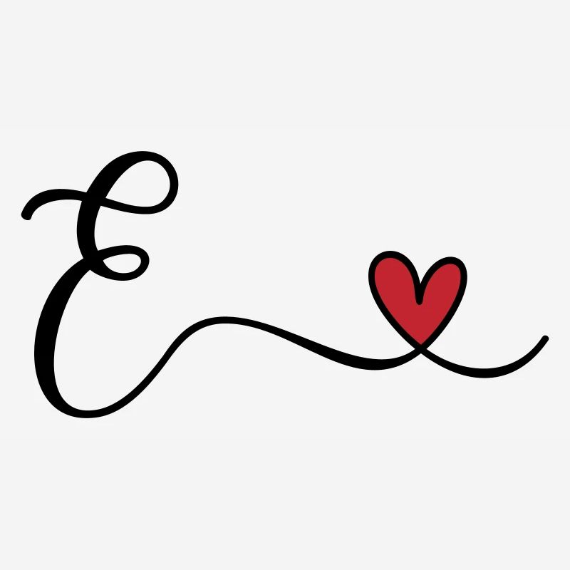 Letter E Monogram