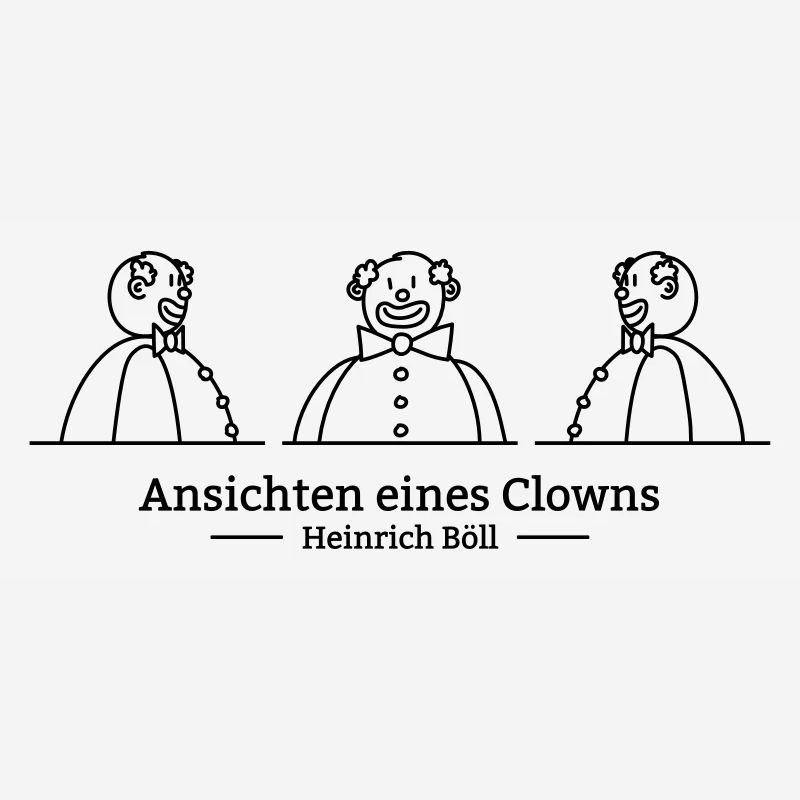 Ansichten eines Clowns (einfarbig)