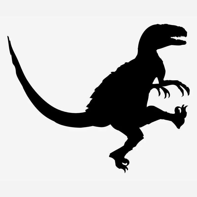 Dancing attacking Raptor T -Rex