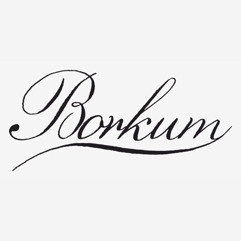 Borkum lettering