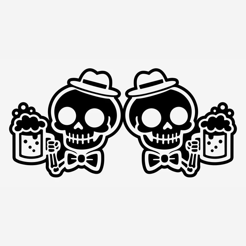 Skeleton Beer Team Bachelors