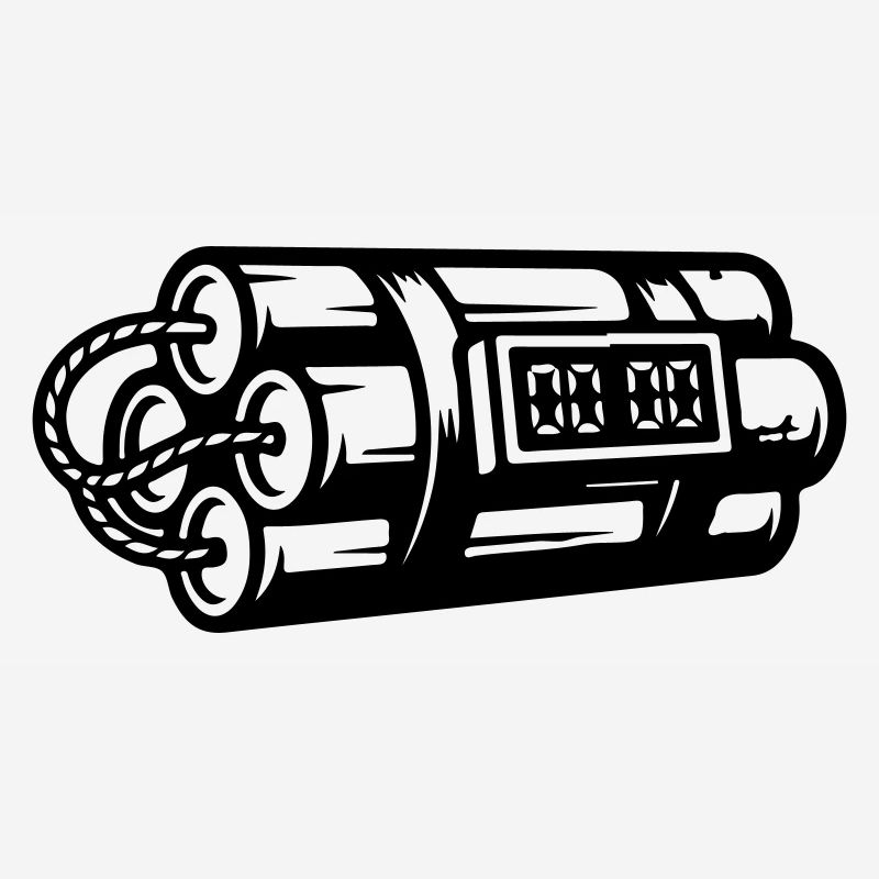 Bombe à retardement Dynamite explosive