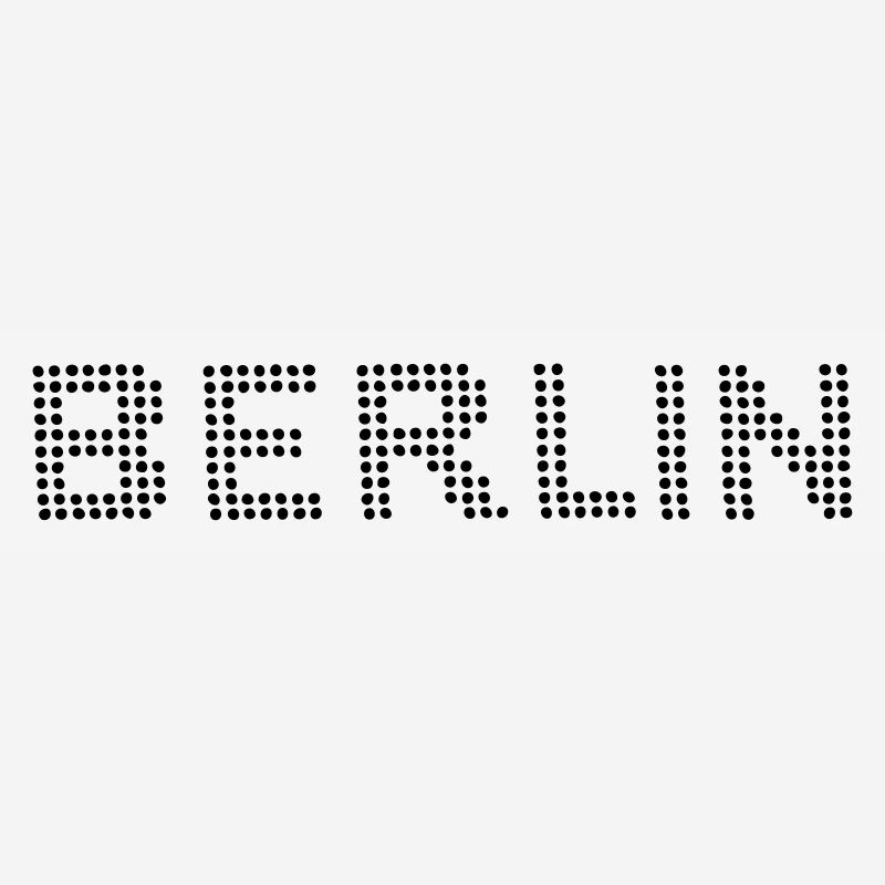 BERLIN Dot font
