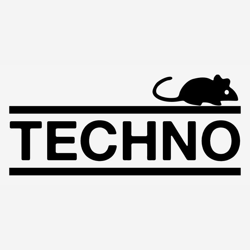 ★ Designfarben änderbar ★ Technomaus (Maus)