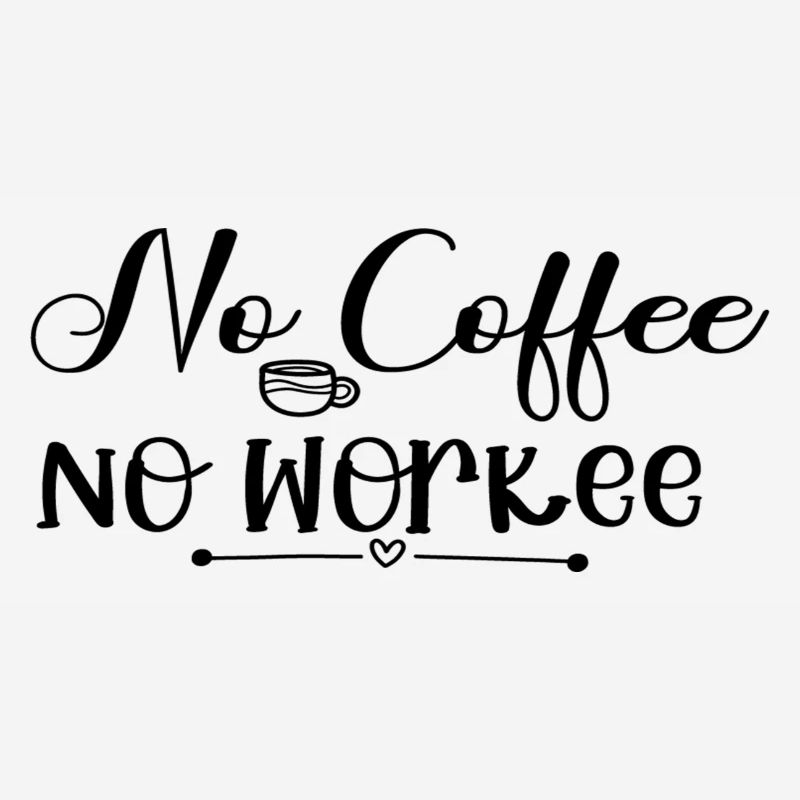 Pas de café Pas de workee
