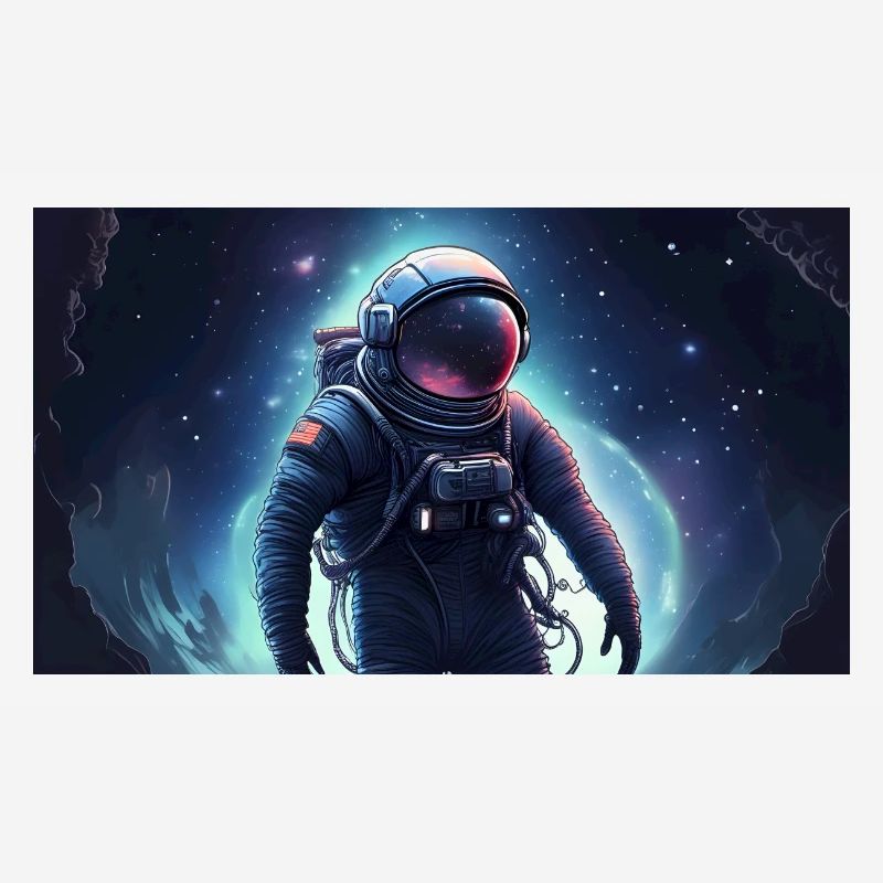 astronaute, perdu dans l’espace