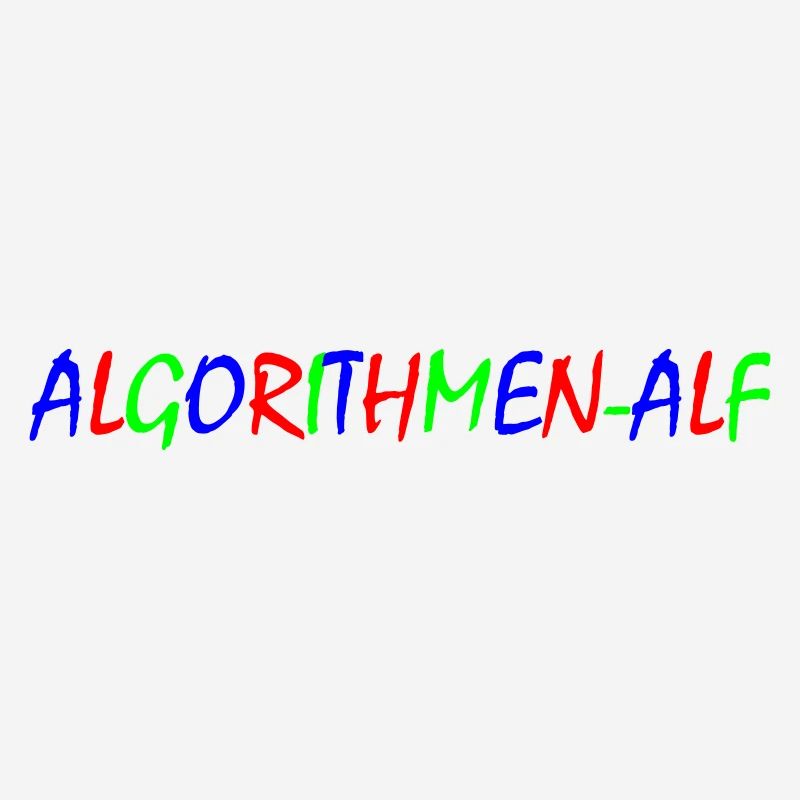 Algorithmes Alf – Typographie colorée