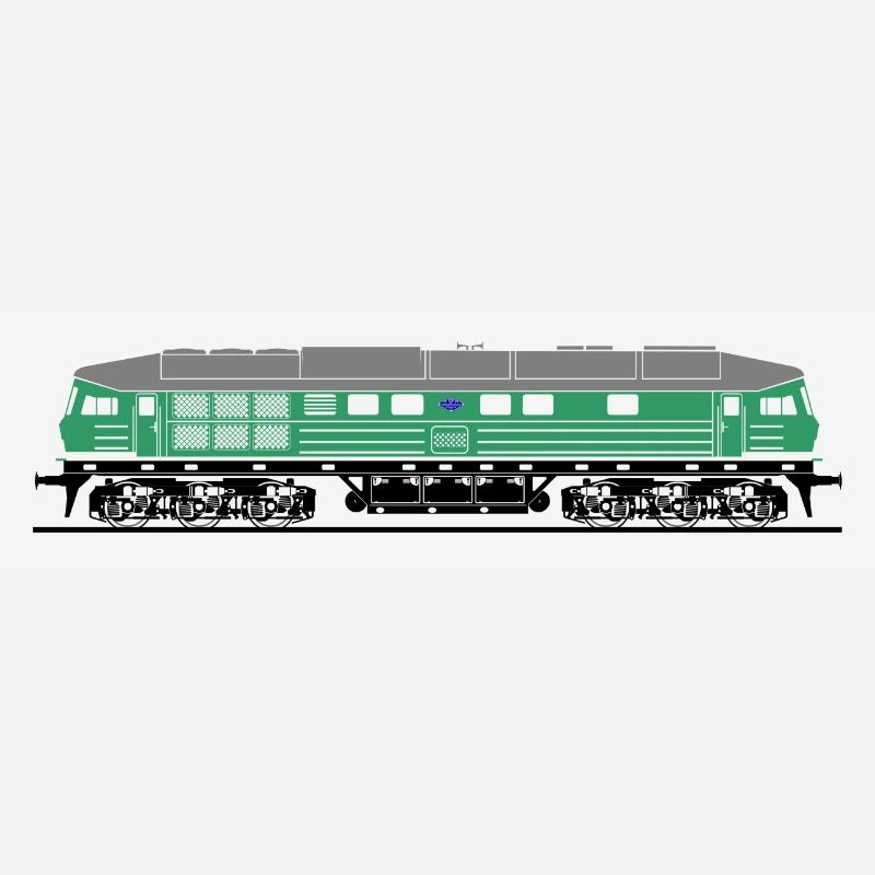 BR 130 côté vert IC inter inter intercity Wismut