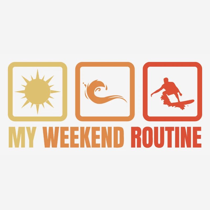 Routine du week-end de surf