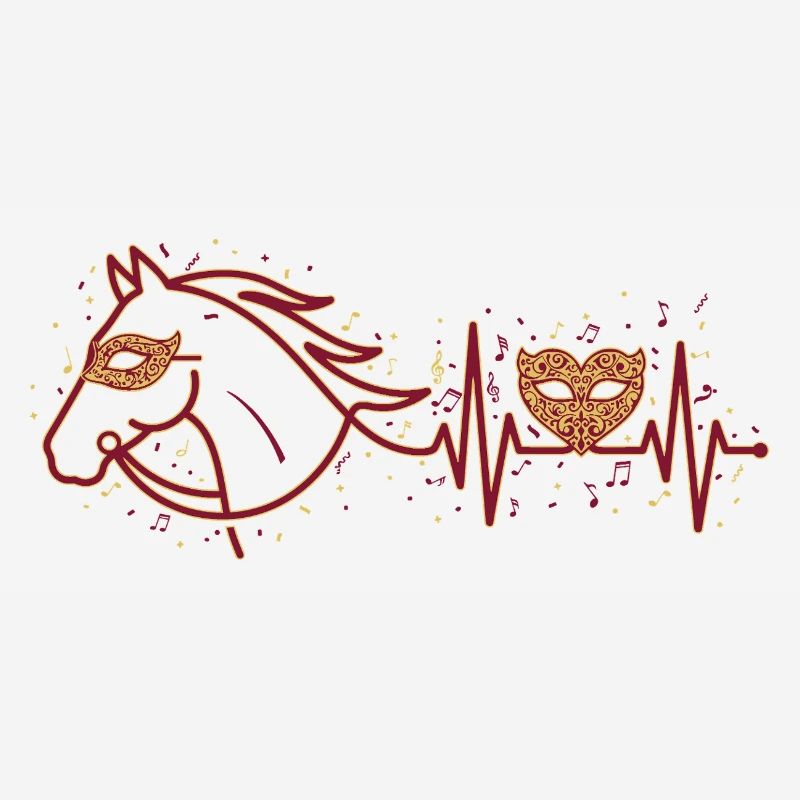 Carnaval, Cavalier de Carnaval, battement de cœur de cheval