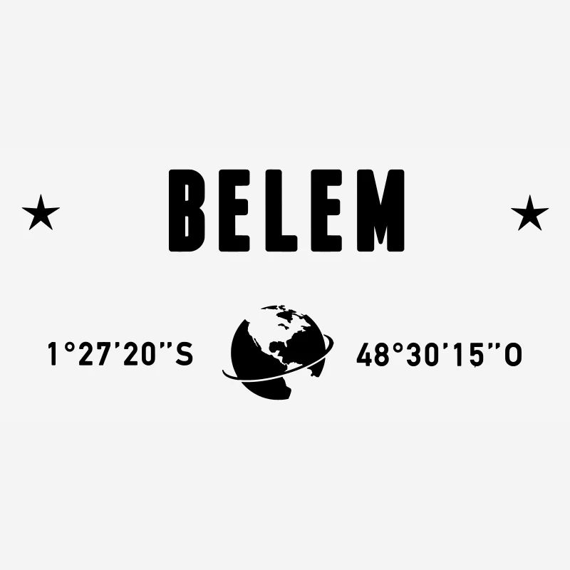 Belem Brazil Coordinates Gps Globe