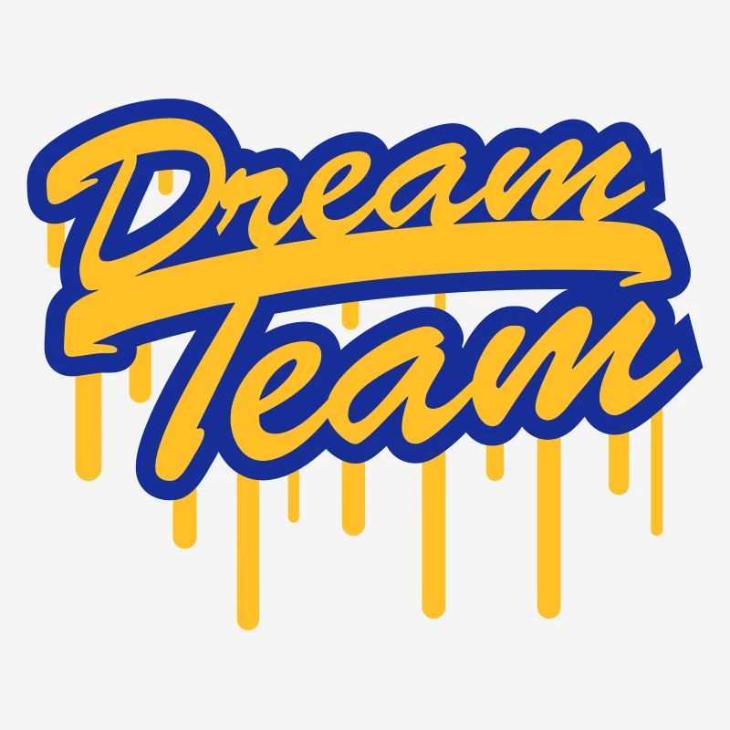 Stamp Graffiti Logo Design Dream Team Freunde Few