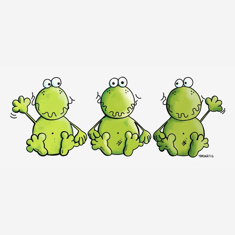 Three Frogs