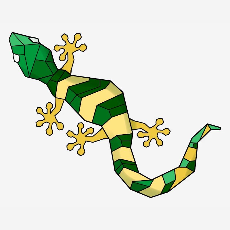 Geometrisch Eidechse