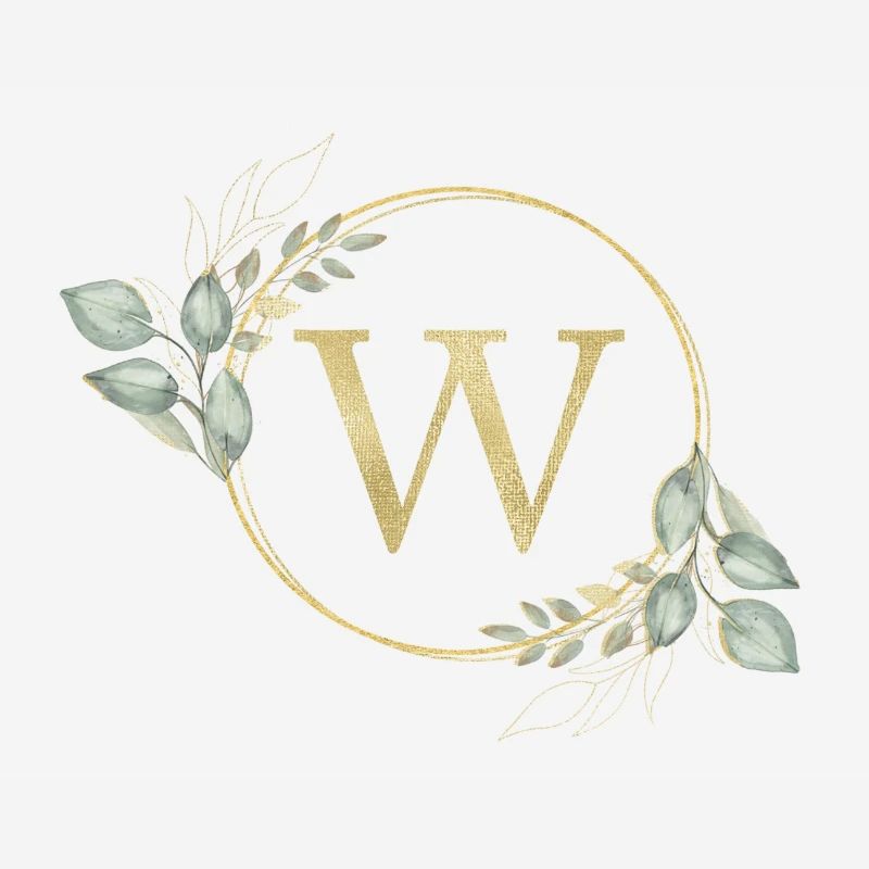 Customizable Monogram W