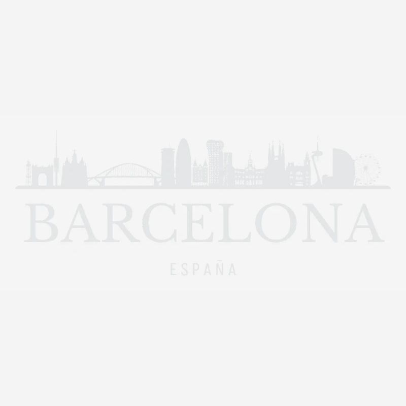 Barcelone Skyline, Barcelone, Espagne