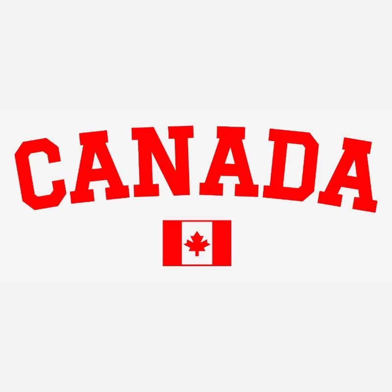 Canada Flag Design Red