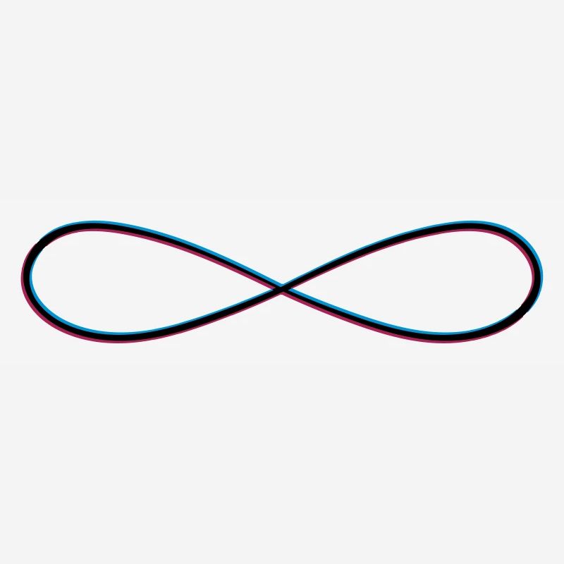 3d infinite endless forever limitless without end symb