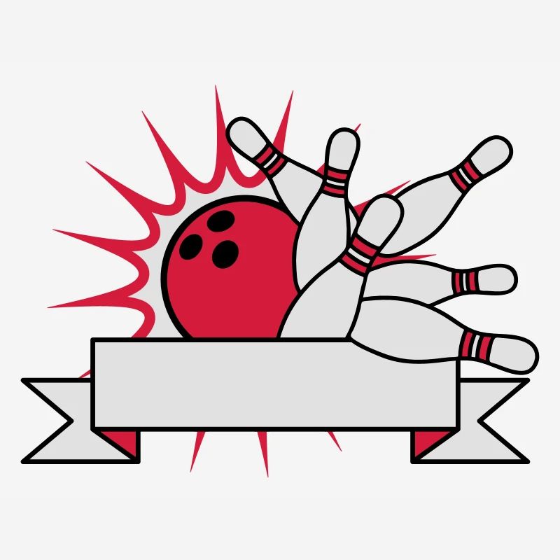 banner text field write name blank area bowling pi