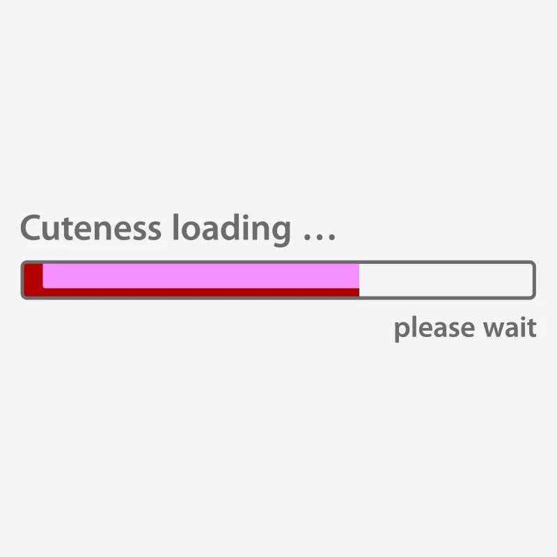 Cuteness loading ... please wait cute cute cute pretty