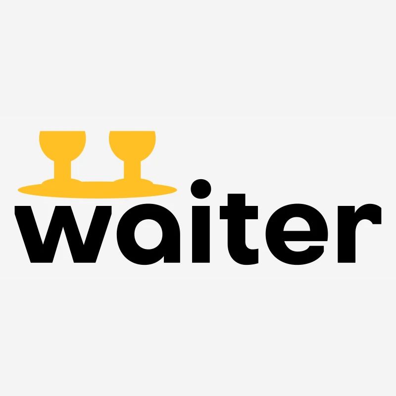 Waiter (Tablett mit zwei Weingläsern)