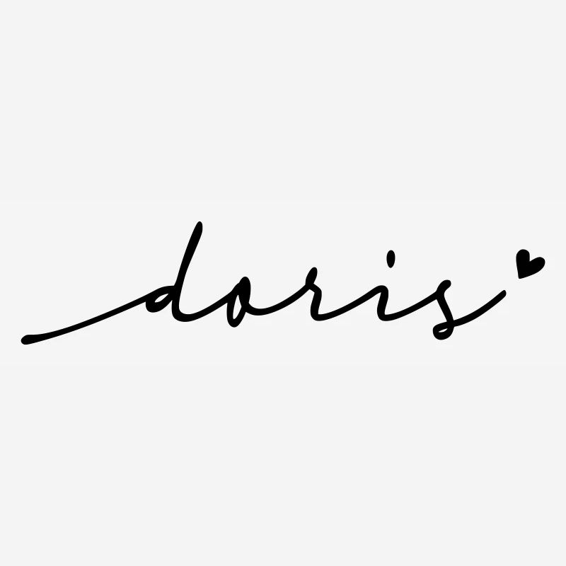 Doris Cursive Name